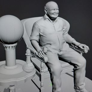 3DMemorials - Digital 3D Model Pieter V.